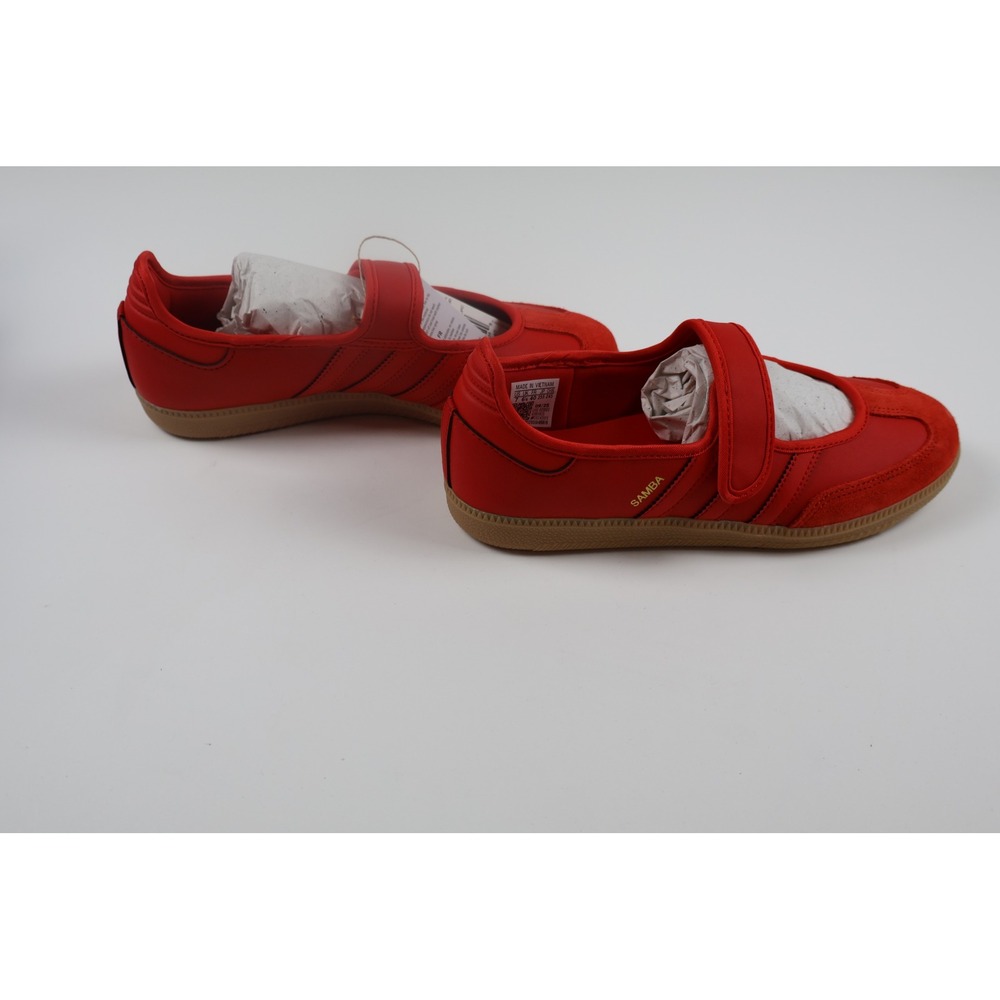 Adidas Girls Samba Jane J Red Mary Jane Sneakers KK1435 7 NEW